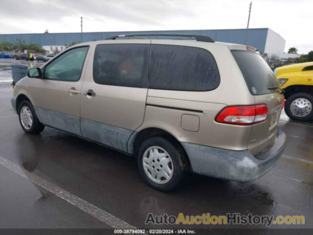 TOYOTA SIENNA LE, 4T3ZF13C21U391022