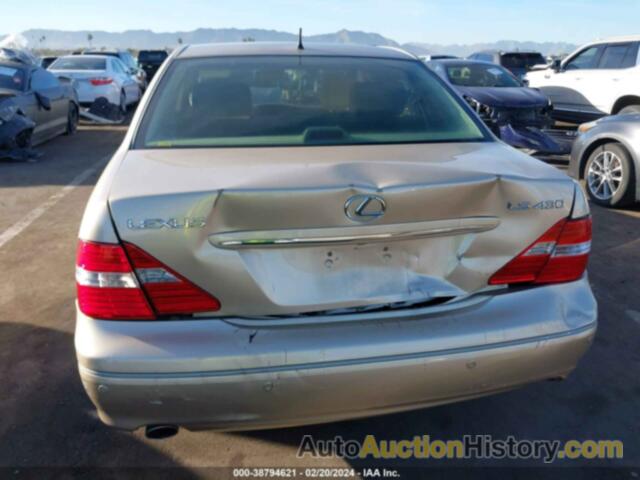 LEXUS LS 430, JTHBN36F155008365