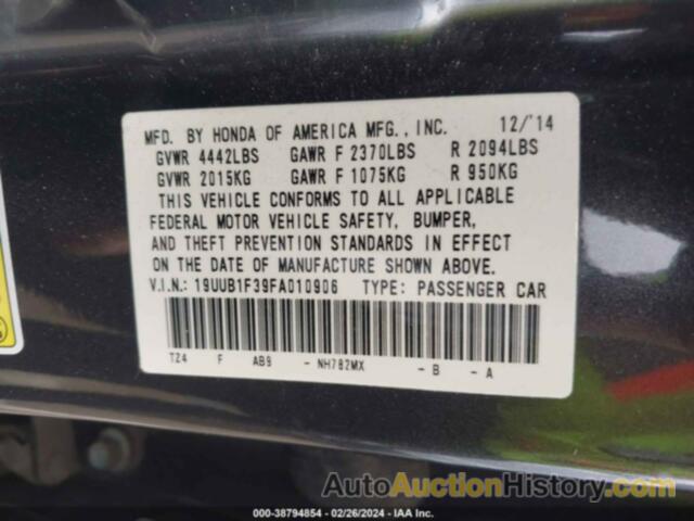 ACURA TLX, 19UUB1F39FA010906