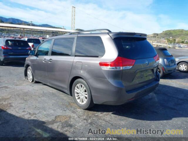 TOYOTA SIENNA XLE V6 8 PASSENGER, 5TDYK3DC1CS264381