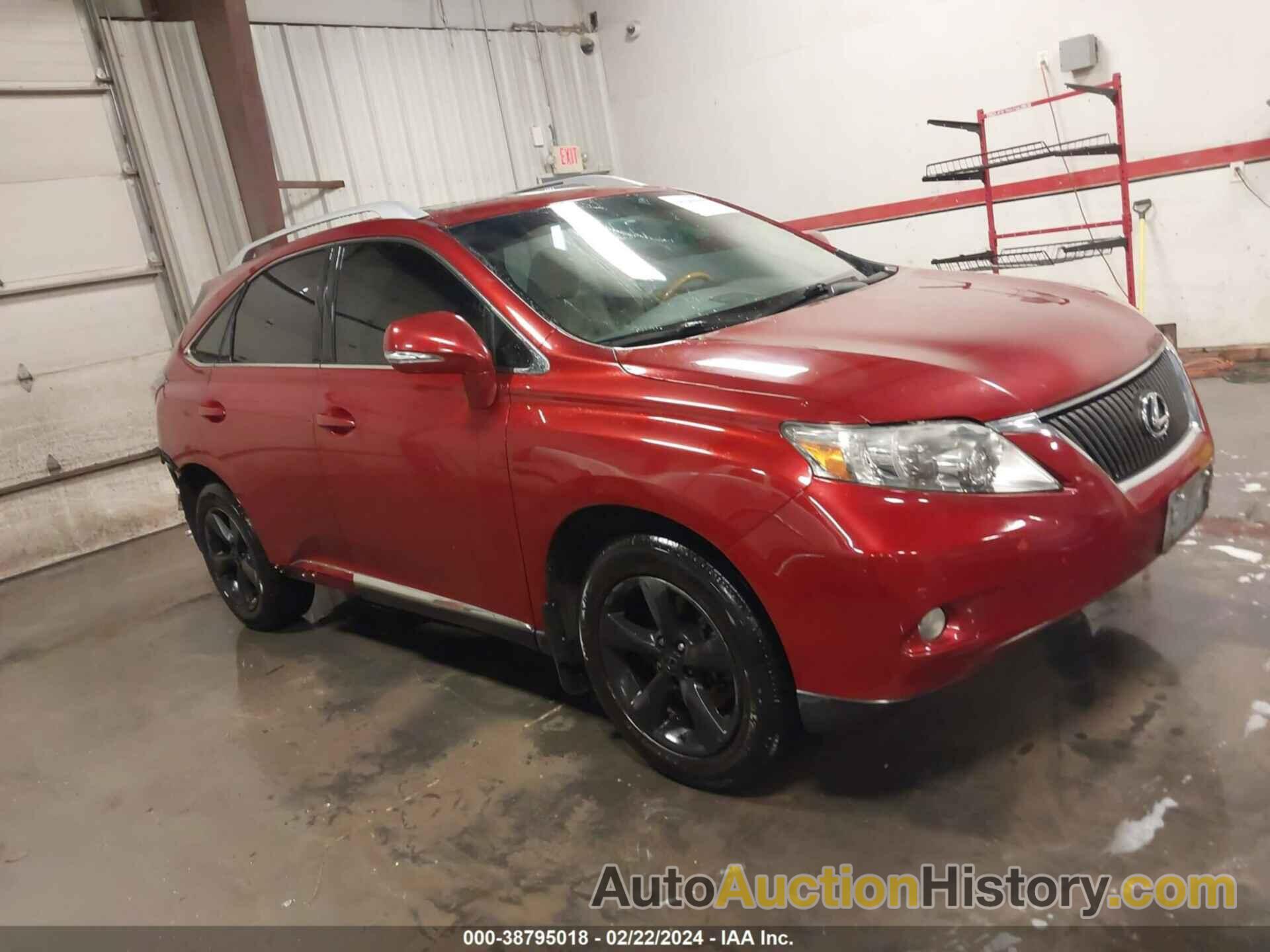 LEXUS RX 350, 2T2BK1BA7CC128532