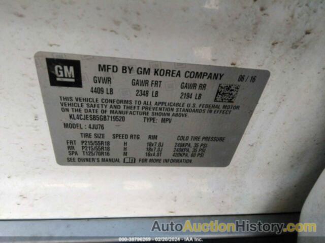 BUICK ENCORE, KL4CJESB5GB719520