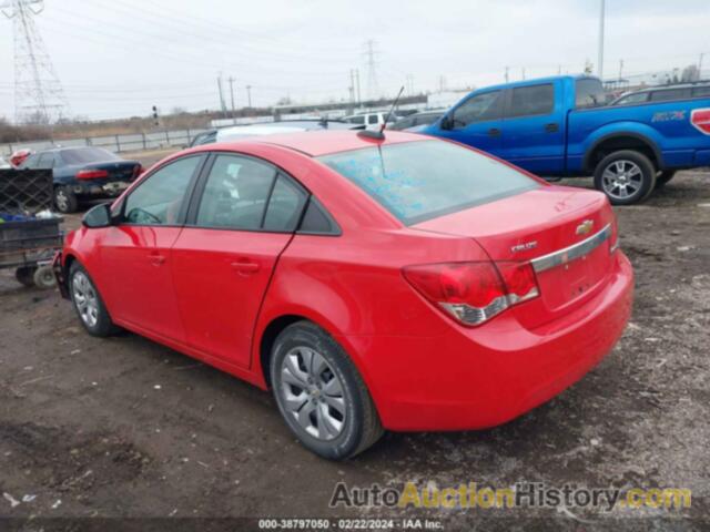 CHEVROLET CRUZE LS, 1G1PA5SHXF7120067