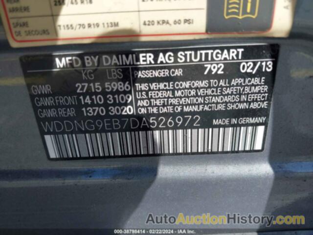 MERCEDES-BENZ S 550 4MATIC, WDDNG9EB7DA526972