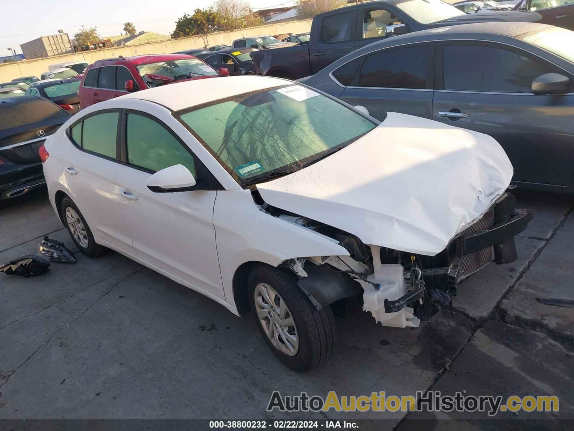 HYUNDAI ELANTRA SE, 5NPD74LF0JH327412