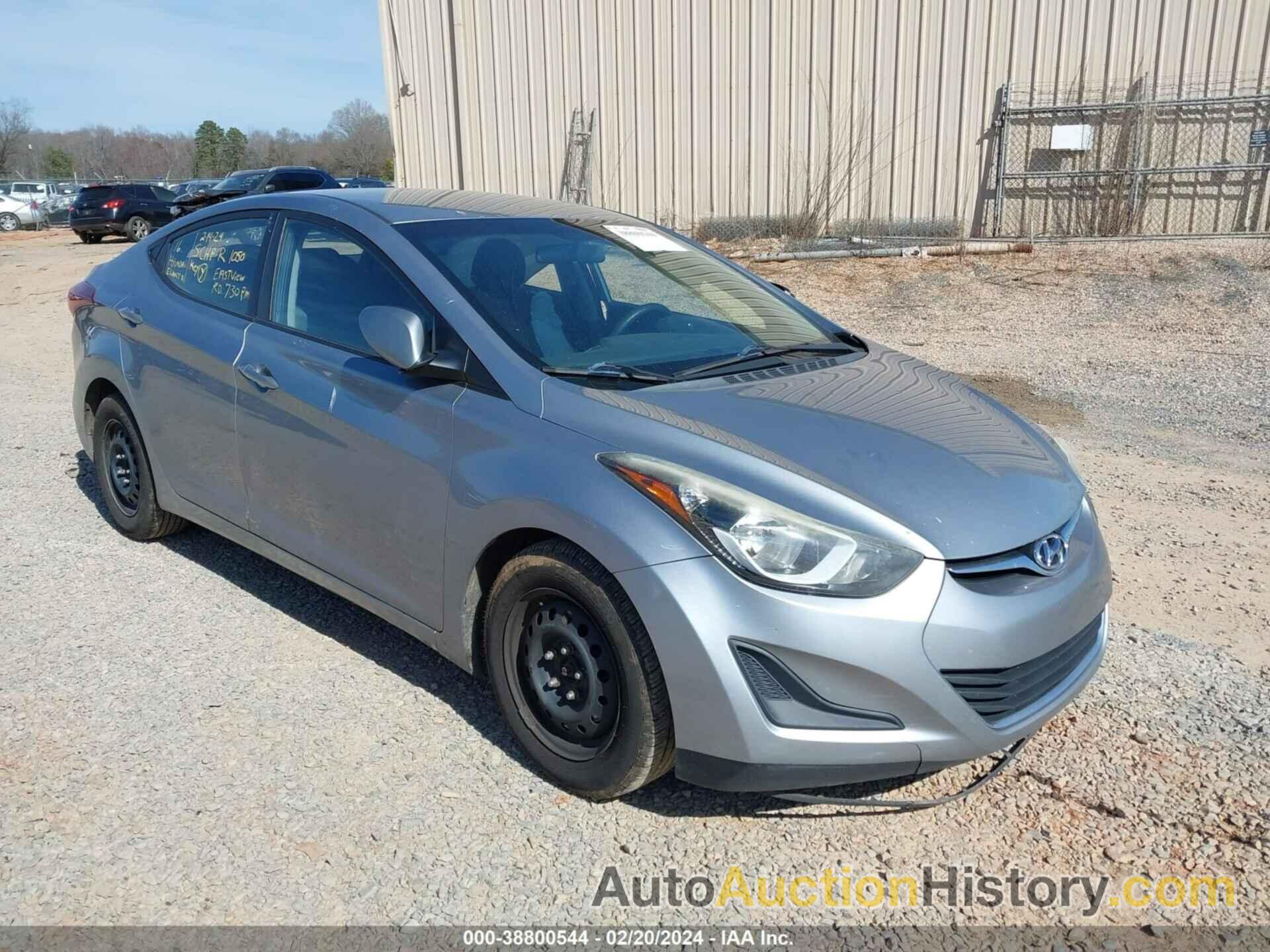 HYUNDAI ELANTRA SE, 5NPDH4AE7GH785383