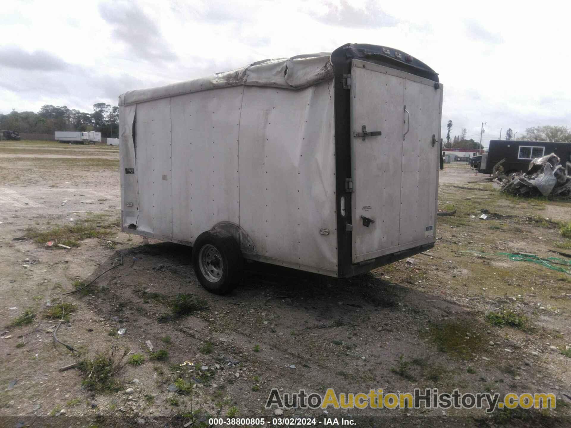 HORTON ENCLOSED CARGO TRAILER, 5E2B1121711000677