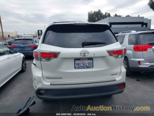 TOYOTA HIGHLANDER LIMITED, 5TDYKRFH6FS057761