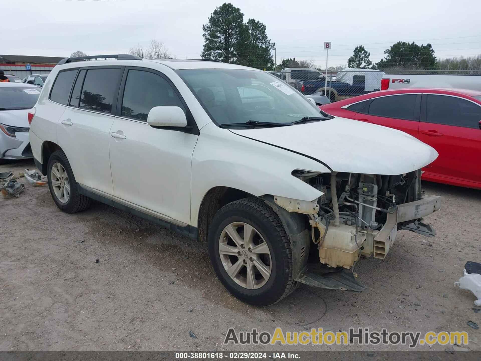 TOYOTA HIGHLANDER SE V6, 5TDZK3EH0BS029967