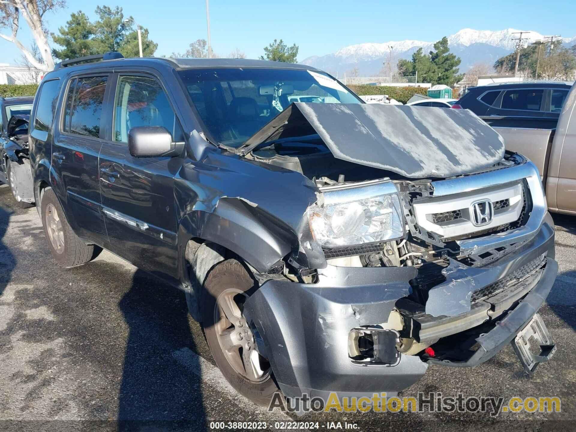 HONDA PILOT EX-L, 5FNYF3H55BB039478