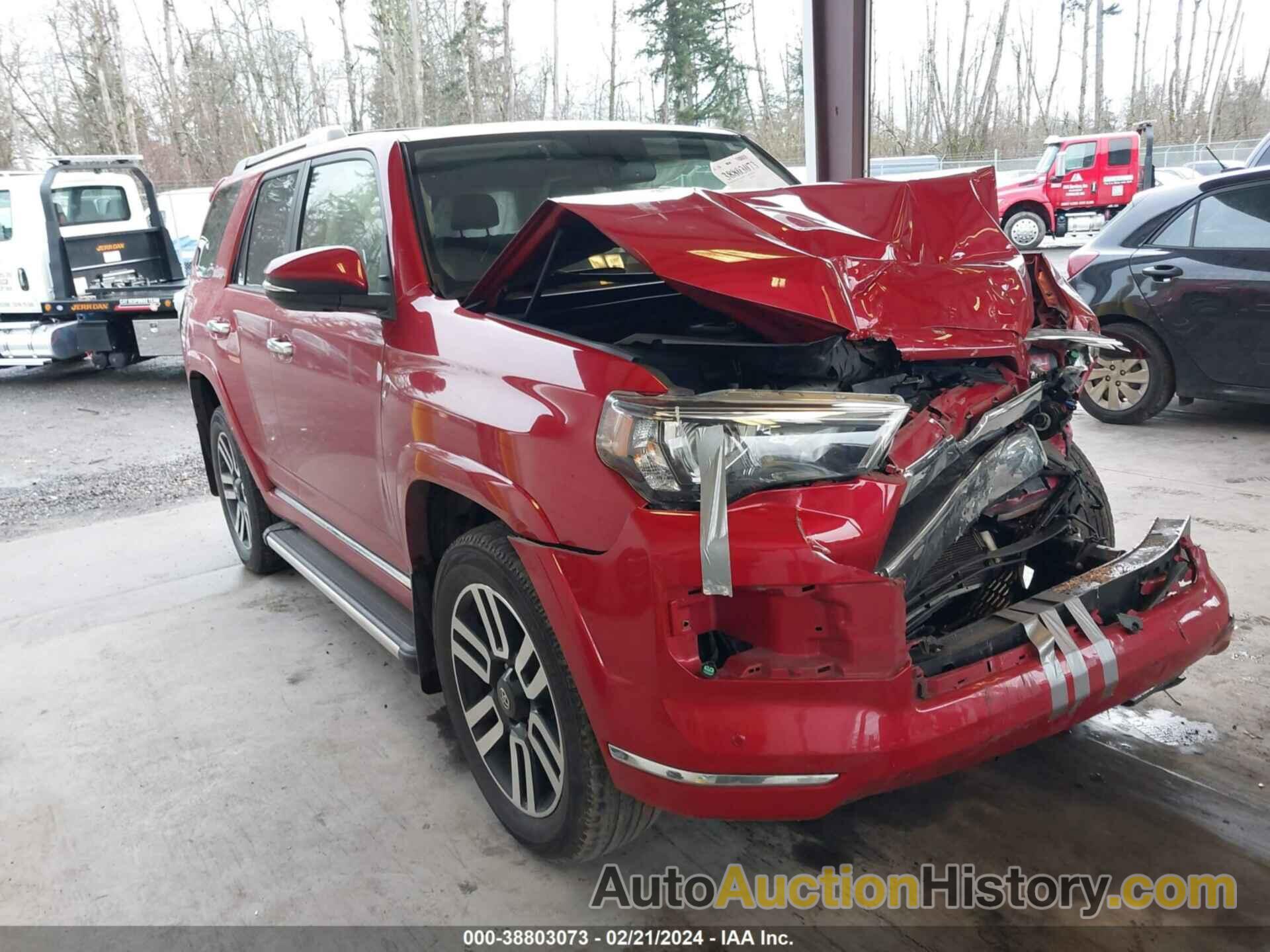 TOYOTA 4RUNNER LIMITED, JTEBU5JR2H5419095