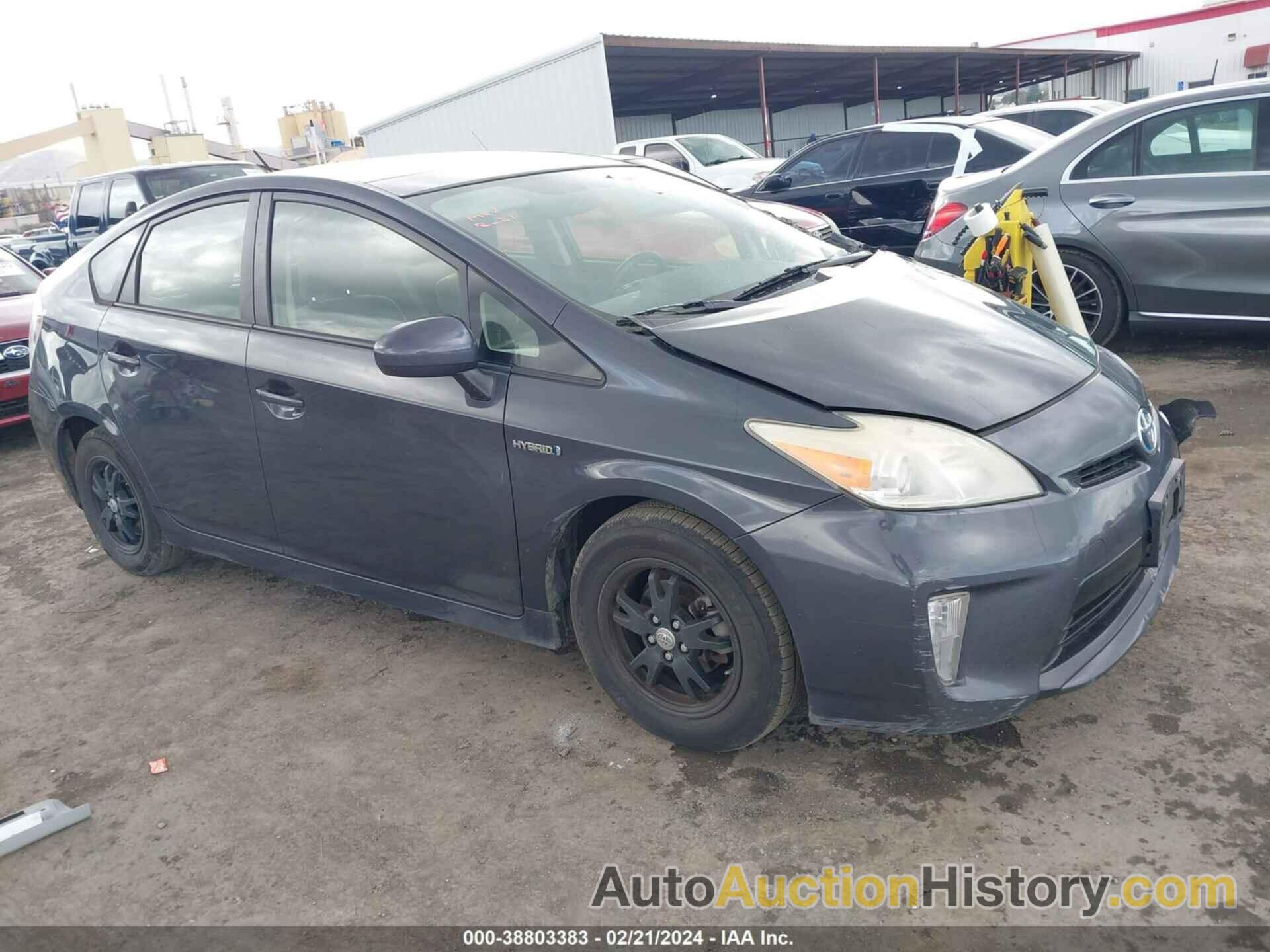 TOYOTA PRIUS THREE, JTDKN3DU4C1525537