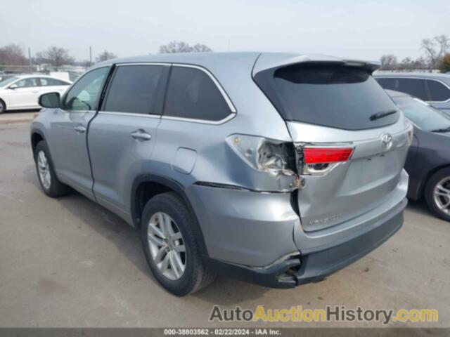 TOYOTA HIGHLANDER LE, 5TDZARFH3FS015037