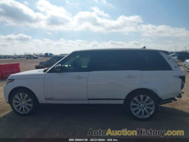 LAND ROVER RANGE ROVER 5.0L V8 SUPERCHARGED, SALGS3EF5GA270491