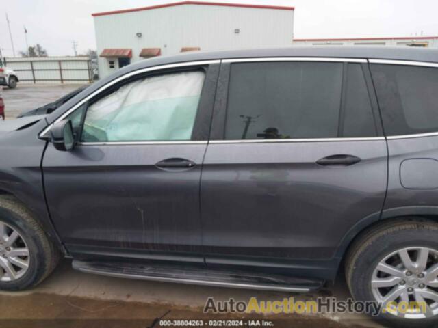 HONDA PILOT LX, 5FNYF5H15KB020454