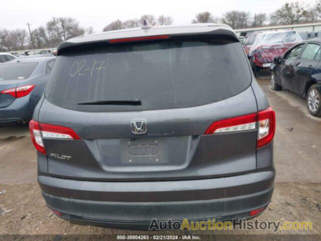 HONDA PILOT LX, 5FNYF5H15KB020454