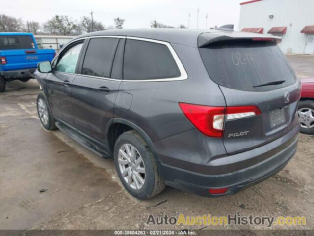 HONDA PILOT LX, 5FNYF5H15KB020454