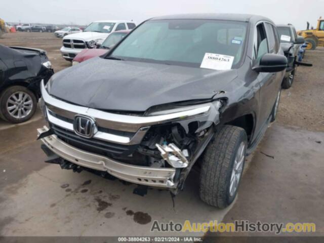 HONDA PILOT LX, 5FNYF5H15KB020454