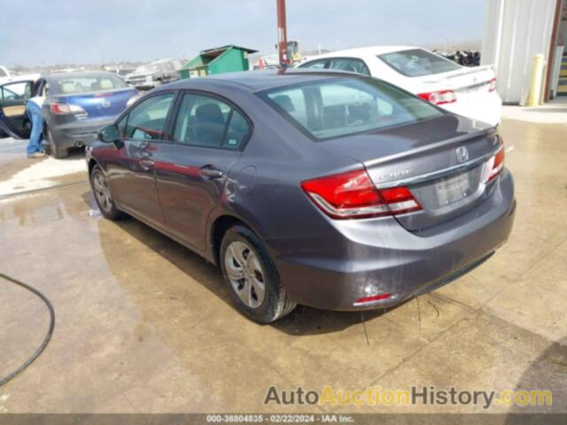 HONDA CIVIC LX, 19XFB2F5XFE253927