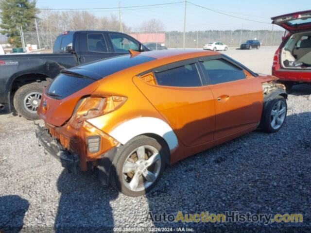 HYUNDAI VELOSTER BASE W/BLACK, KMHTC6AD1DU122644