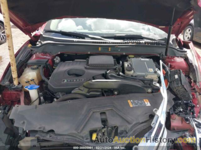 LINCOLN MKZ HYBRID, 3LN6L2LU8ER801838