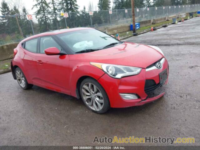 HYUNDAI VELOSTER BASE W/GRAY, KMHTC6AD9DU086749