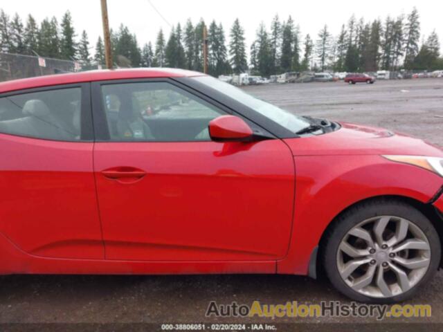 HYUNDAI VELOSTER BASE W/GRAY, KMHTC6AD9DU086749