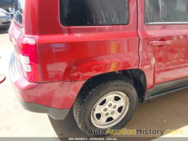 JEEP PATRIOT SPORT, 1C4NJPBA8ED601139