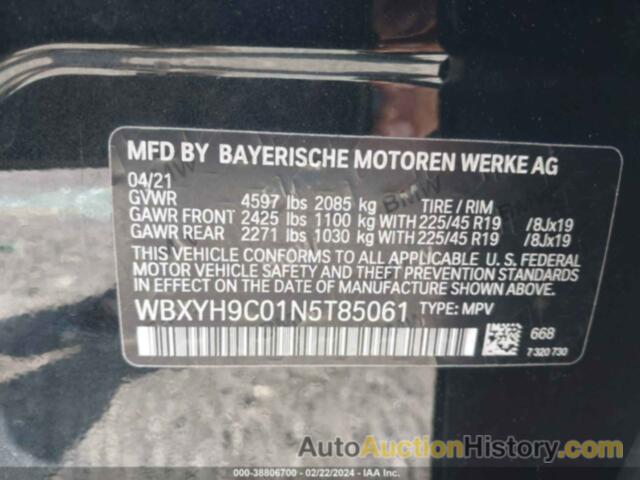 BMW X2 SDRIVE28I, WBXYH9C01N5T85061