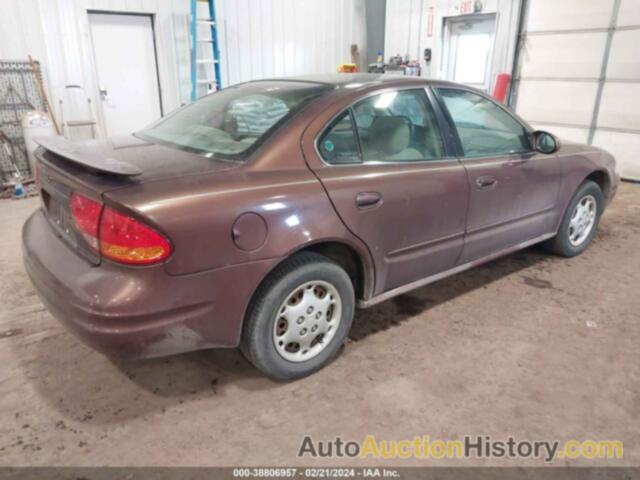 OLDSMOBILE ALERO GL2, 1G3NL52T5YC381954