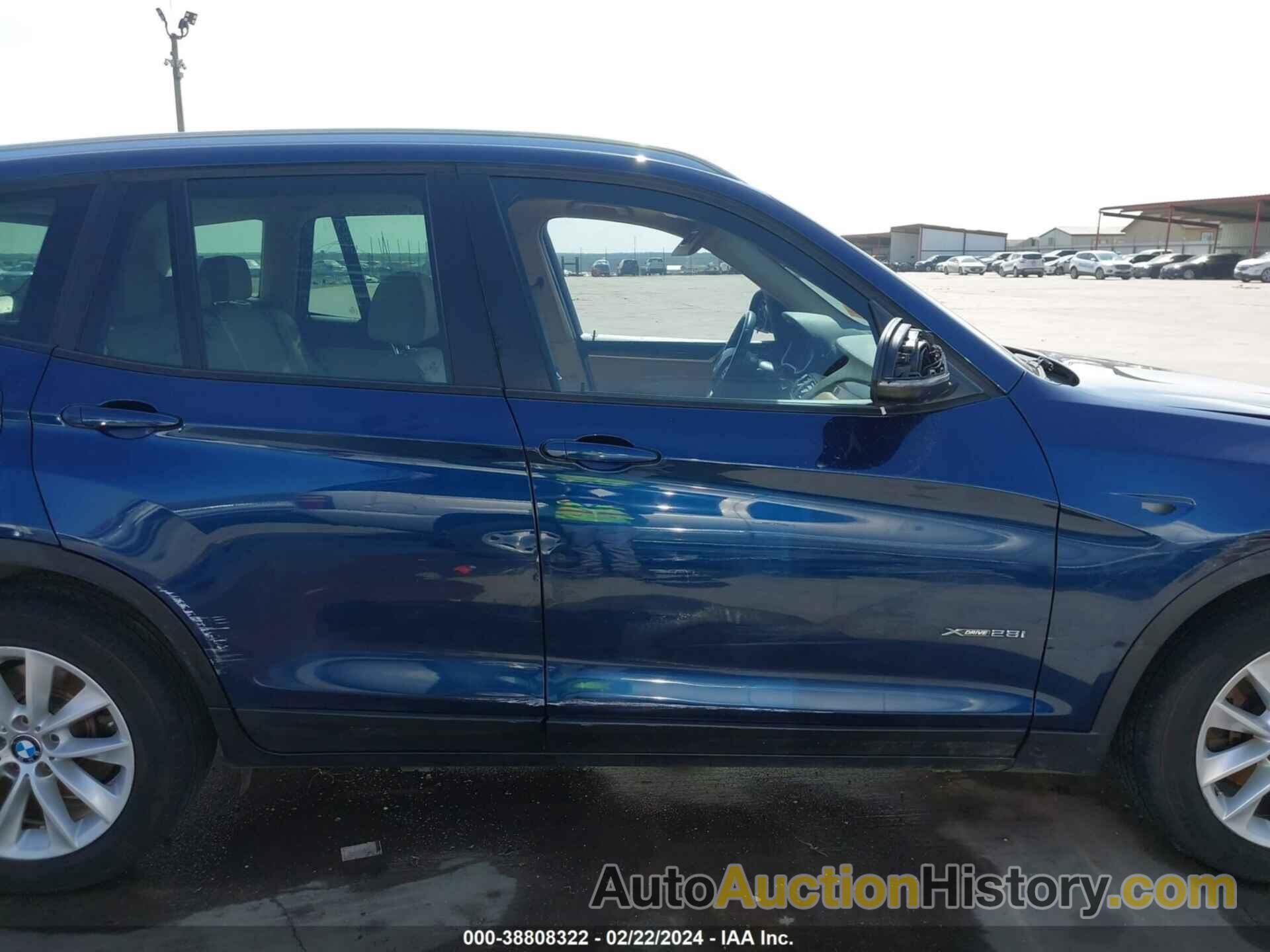 BMW X3 XDRIVE28I, 5UXWX9C58F0D45935