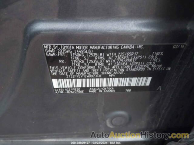 TOYOTA RAV4 LE, 2T3ZFREV1EW092348