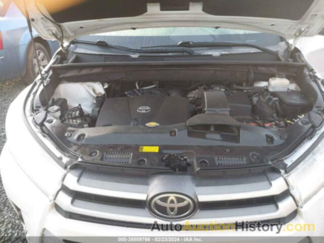 TOYOTA HIGHLANDER XLE, 5TDJZRFH9HS509847