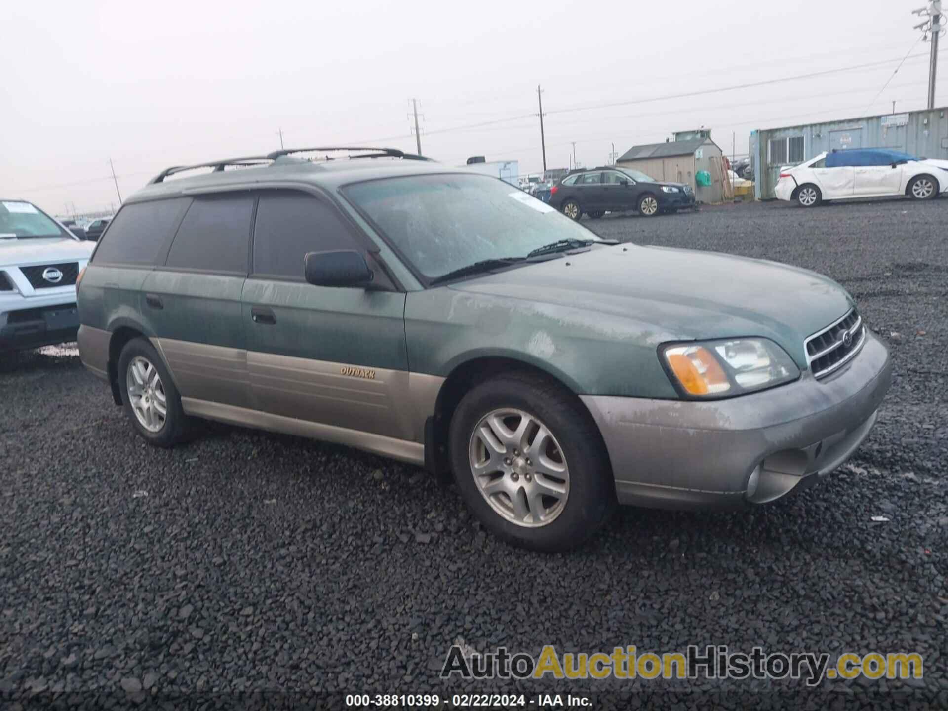 SUBARU OUTBACK OUTBACK, 4S3BH665126660300