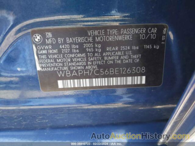 BMW 328I, WBAPH7C56BE126308