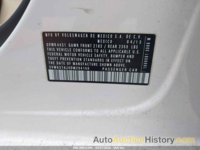 VOLKSWAGEN JETTA HYBRID SEL, 3VW637AJ4DM294150