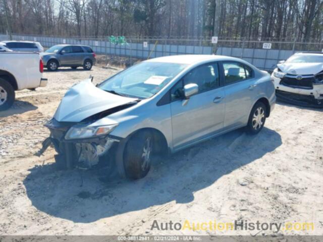 HONDA CIVIC HYBRID, 19XFB4F20FE001122