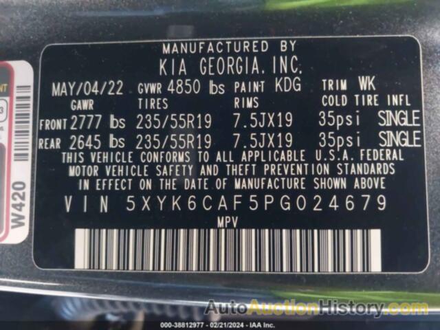 KIA SPORTAGE X-LINE, 5XYK6CAF5PG024679