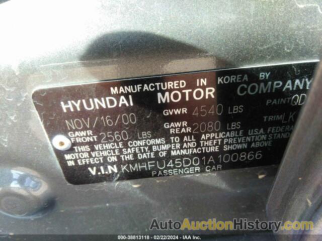 HYUNDAI XG 300, KMHFU45D01A100866