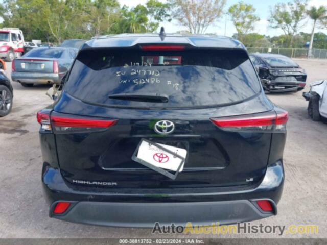 TOYOTA HIGHLANDER LE, 5TDZZRAH3LS512486