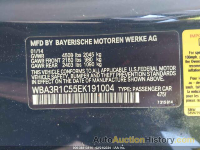 BMW 435I, WBA3R1C55EK191004