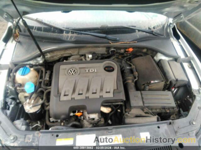 VOLKSWAGEN PASSAT 2.0L TDI SE, 1VWBN7A39DC103382