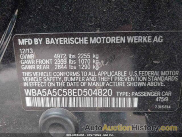BMW 528 I, WBA5A5C58ED504820