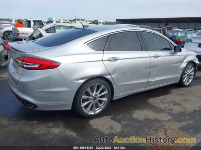 FORD FUSION PLATINUM, 3FA6P0K94HR142287