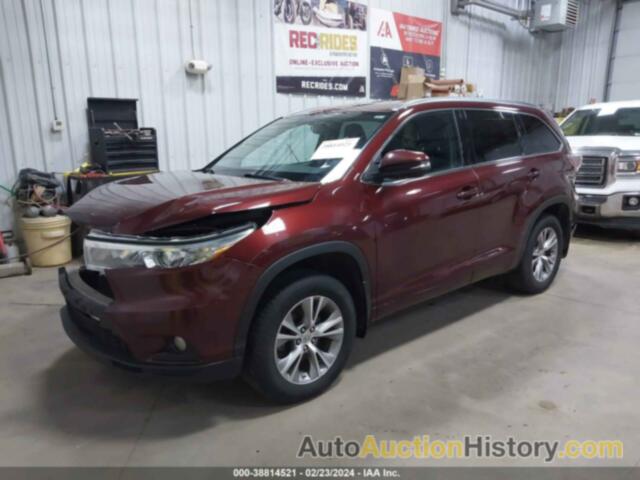 TOYOTA HIGHLANDER XLE V6, 5TDJKRFHXES061019