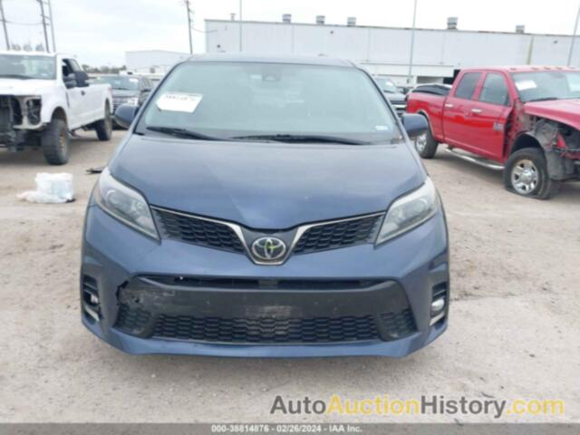 TOYOTA SIENNA SE 8 PASSENGER, 5TDXZ3DCXJS951847