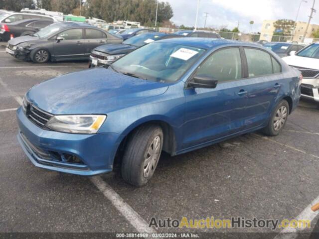 VOLKSWAGEN JETTA 2.0L S, 3VW2K7AJ4FM290409