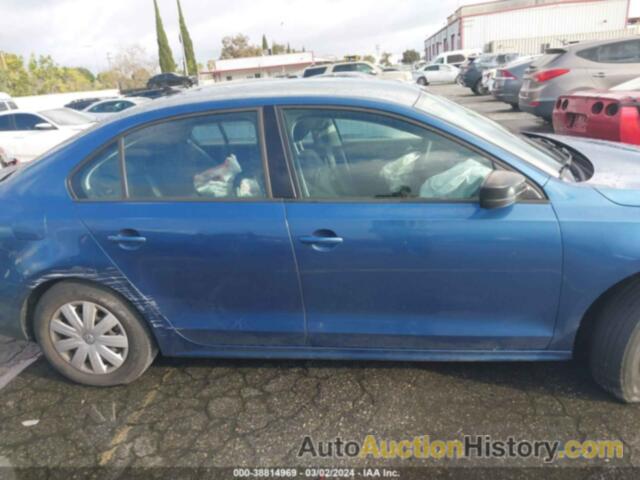 VOLKSWAGEN JETTA 2.0L S, 3VW2K7AJ4FM290409