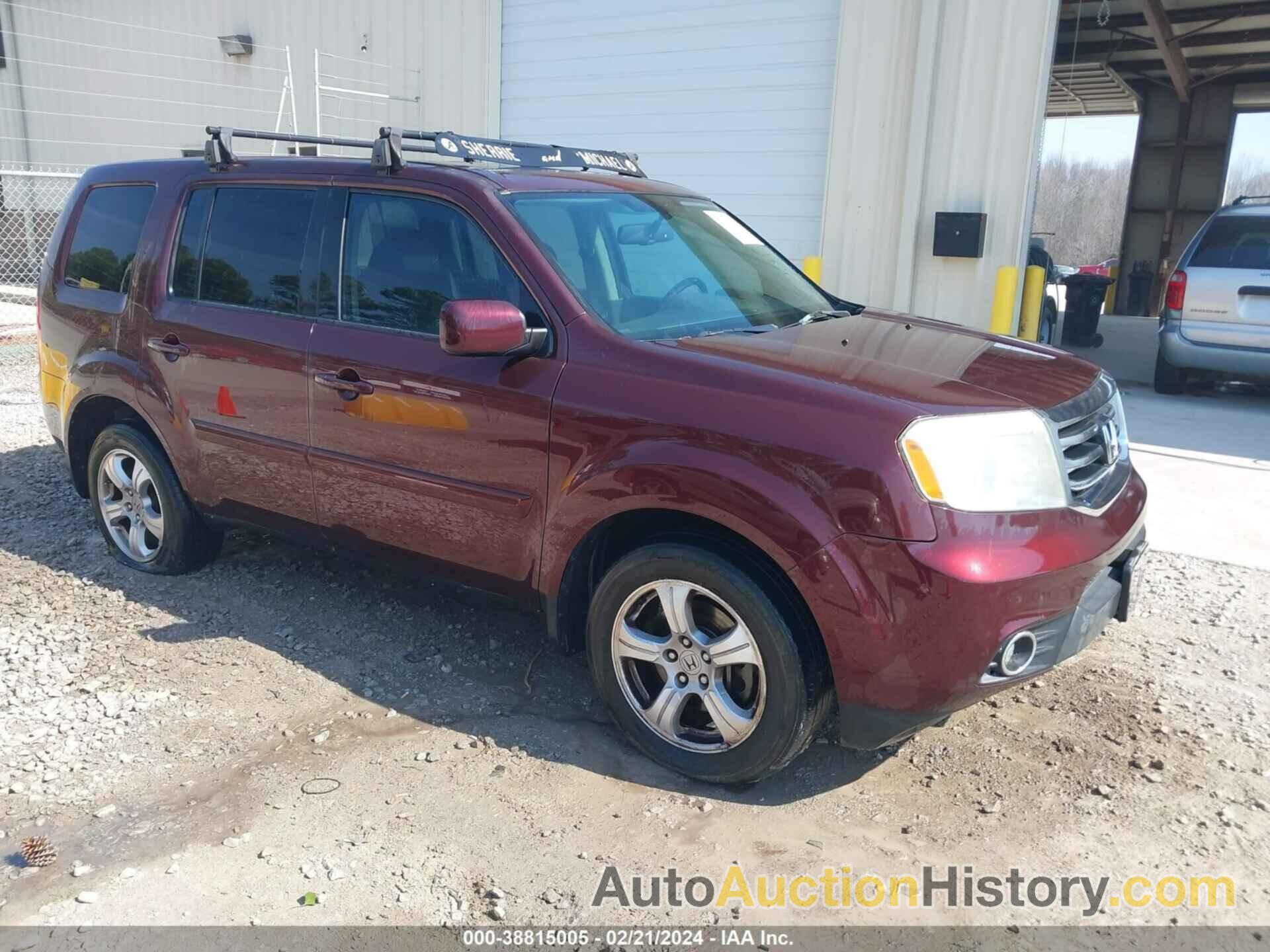 HONDA PILOT EX-L, 5FNYF3H52DB020812