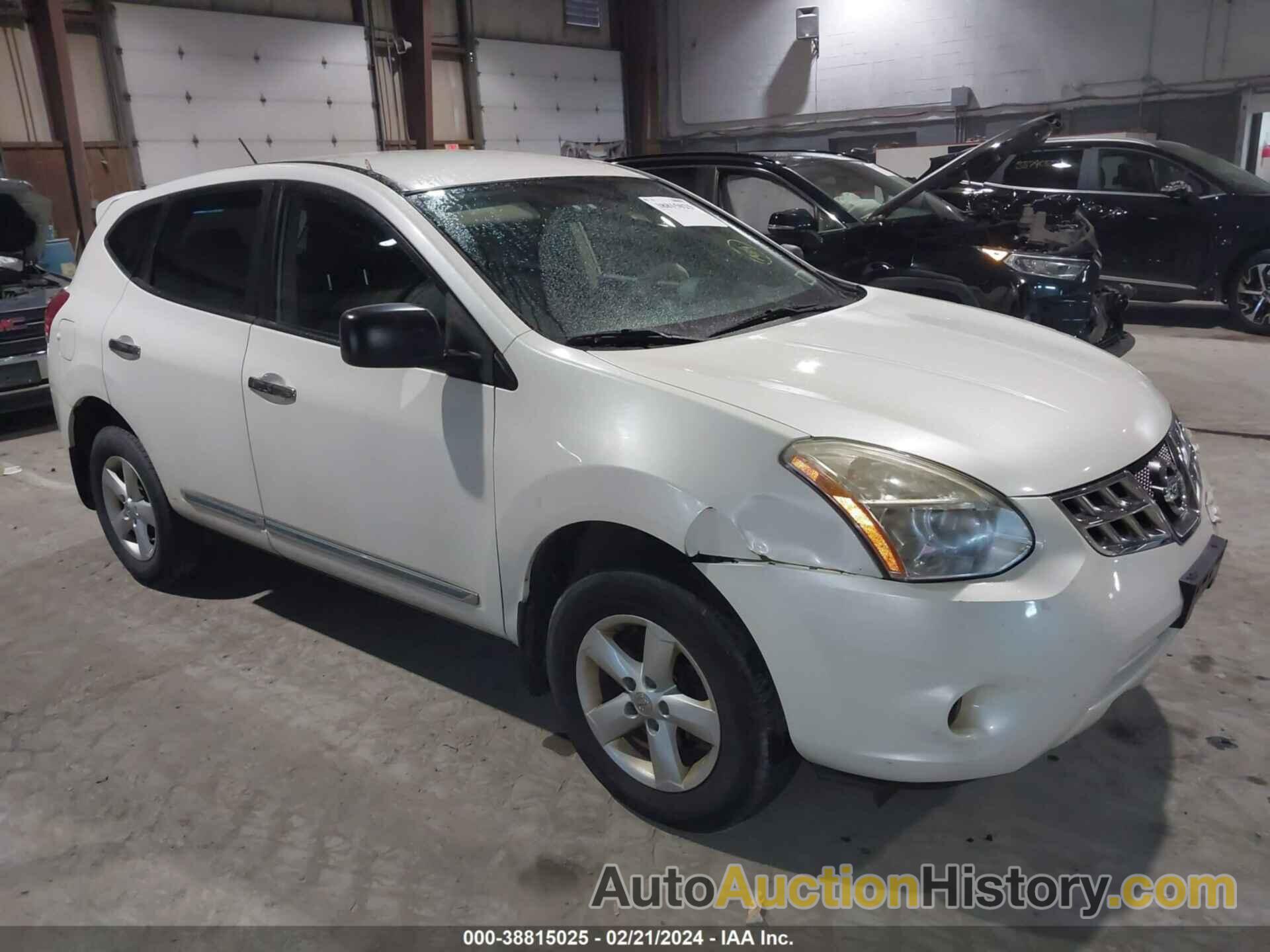 NISSAN ROGUE S, JN8AS5MV5CW368049